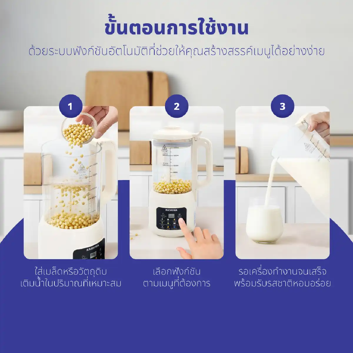 เครื่องปั่นน้ำธัญพืช | รุ่น BL-005 - Image 15