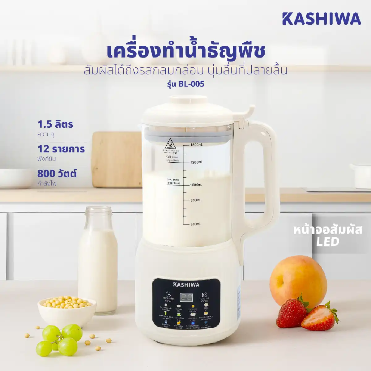 เครื่องปั่นน้ำธัญพืช | รุ่น BL-005 - Image 10