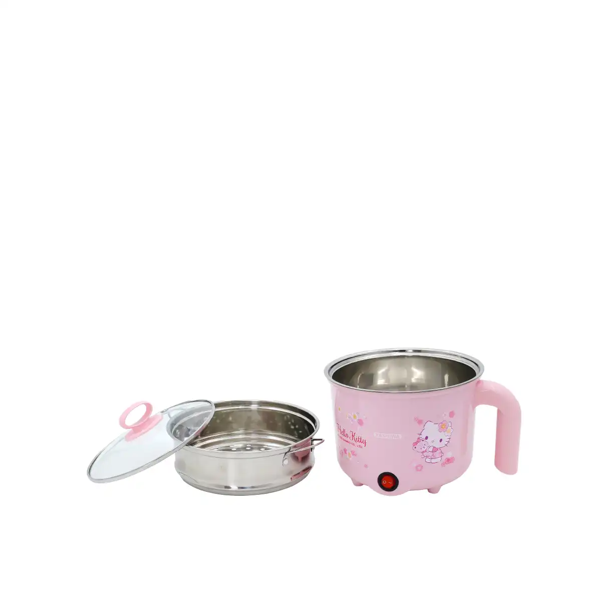 หม้อต้มอเนกประสงค์ พร้อมซึ่งนึ่ง Hello Kitty | รุ่น KW-133 - Image 3