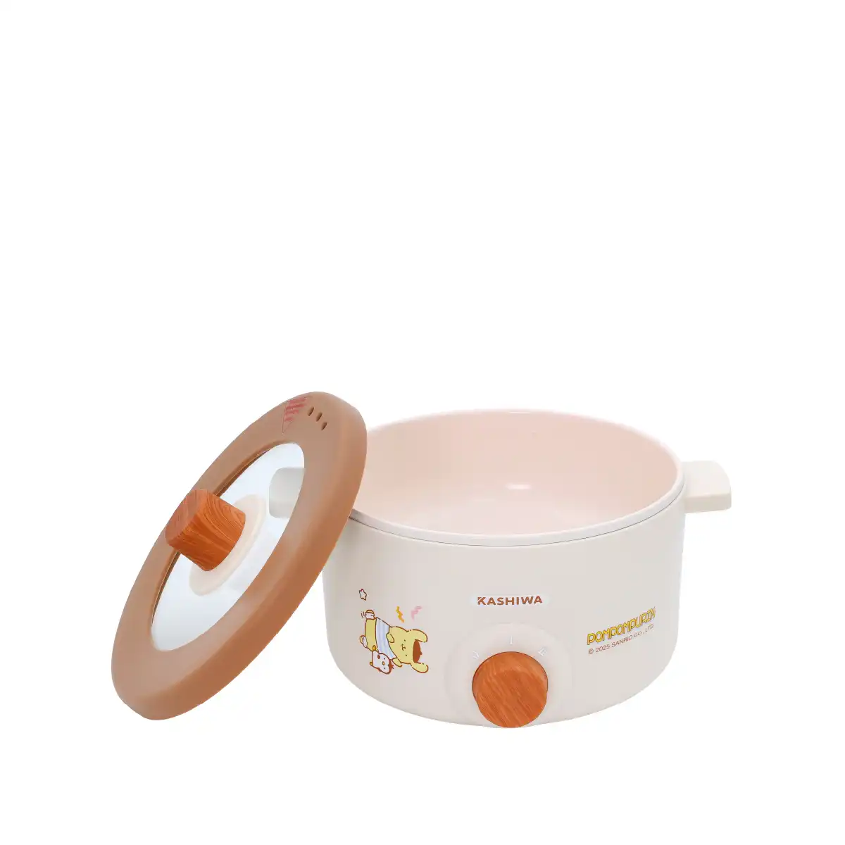 หม้อต้มอเนกประสงค์ พร้อมซึ่งนึ่ง Pompompurin | รุ่น KW-141 - Image 4