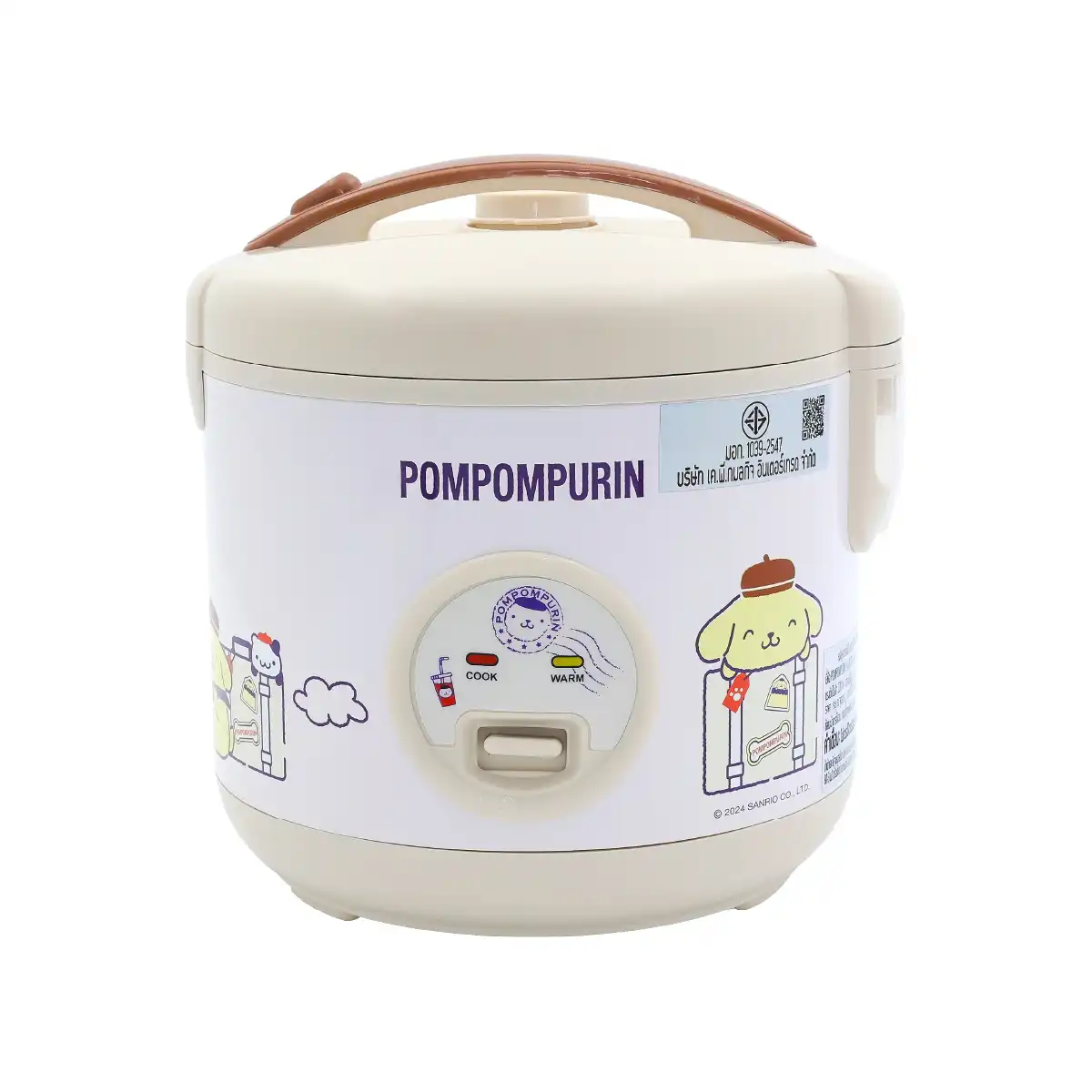 หม้อหุงข้าว ขนาด 1 ลิตร Pompompurin | รุ่น RC-116