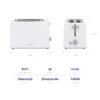เครื่องปิ้งขนมปัง 2 ช่อง | รุ่น YT-2002 - Image 16