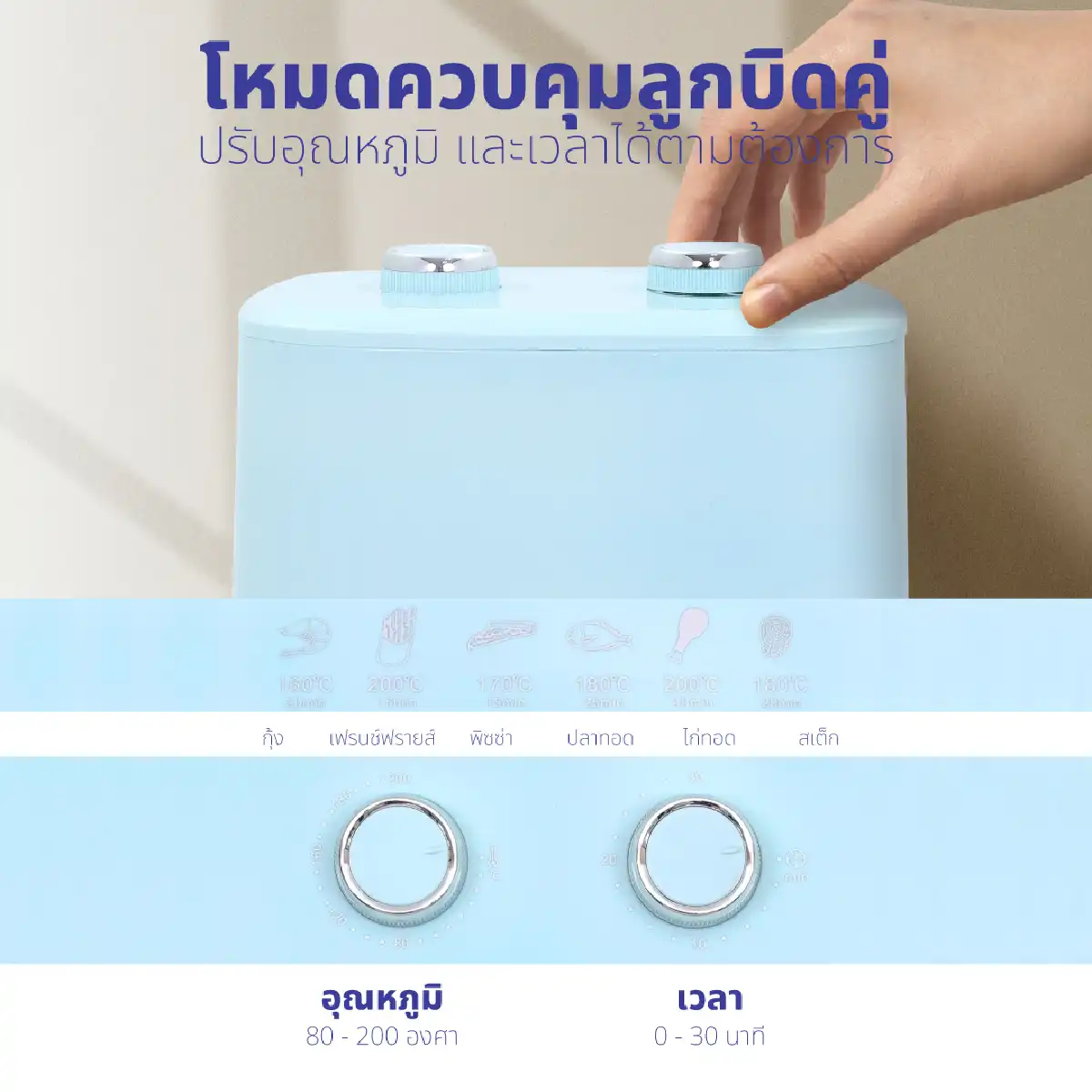 หม้อทอดไร้น้ำมัน ขนาด 4 ลิตร | รุ่น KW-815 - Image 18